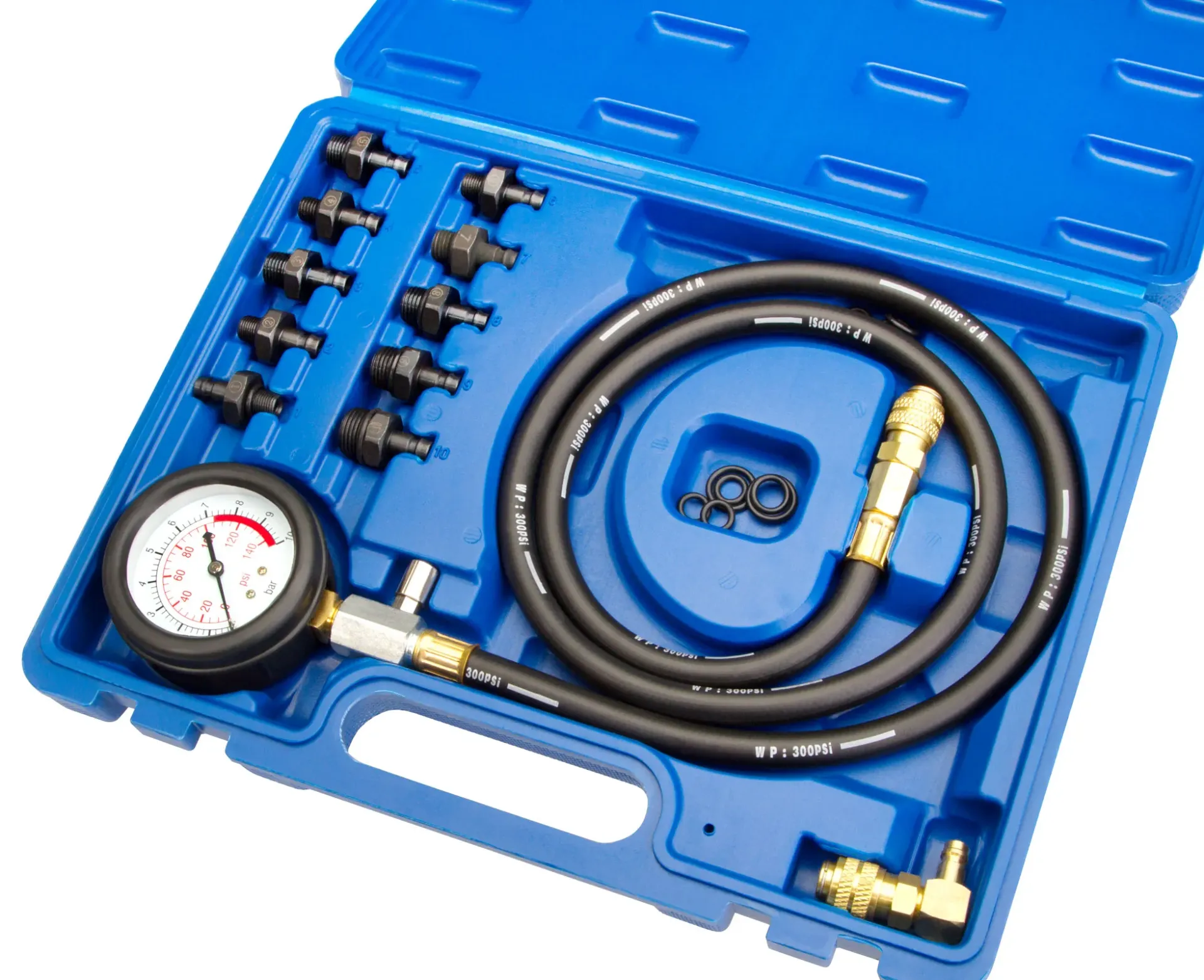 Öldrucktester Adaptern Öldruck Öldruckprüfer Prüfwerkzeug viele Adaptern Koffer