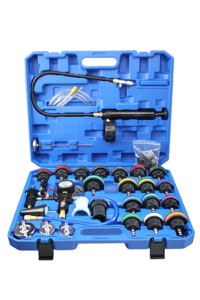 28 tlg. Kühlsystemtester Kühler Abdrückgerät Kühlsystem prüfen Drucktester