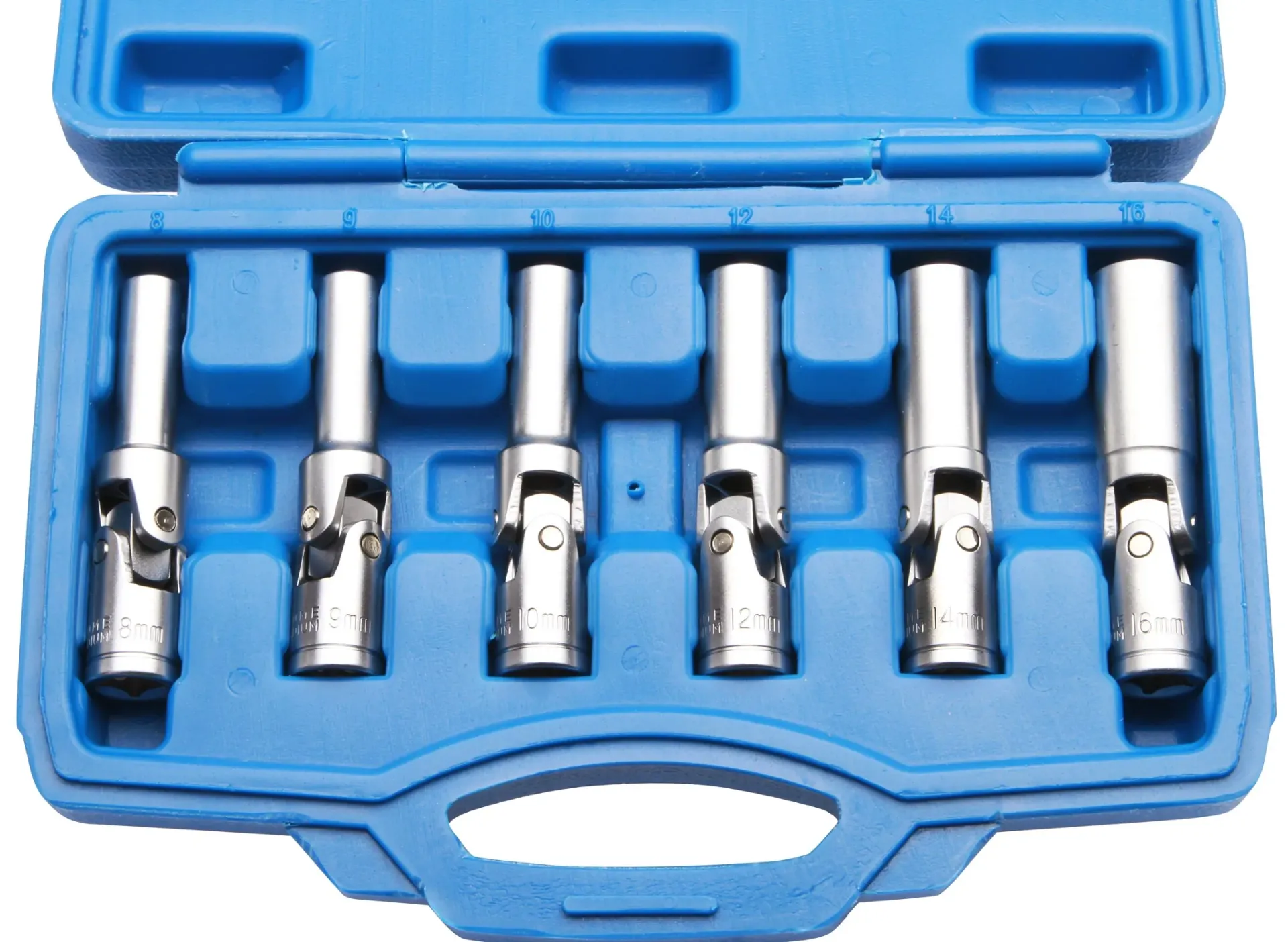 Glühkerzen-Gelenkeinsätze-Satz 8 - 16 mm 3/8. 