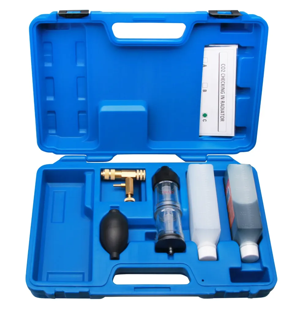 Kühlerwasser Leck überprüfen, CO2 Wert bei Zylinderkopf Dichtung prüfen 